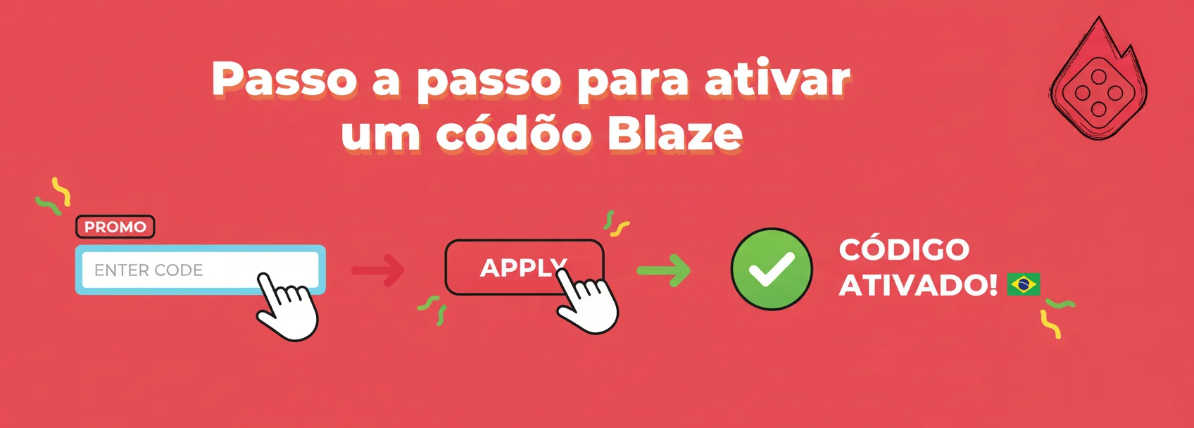 Passo a passo para ativar um código Blaze