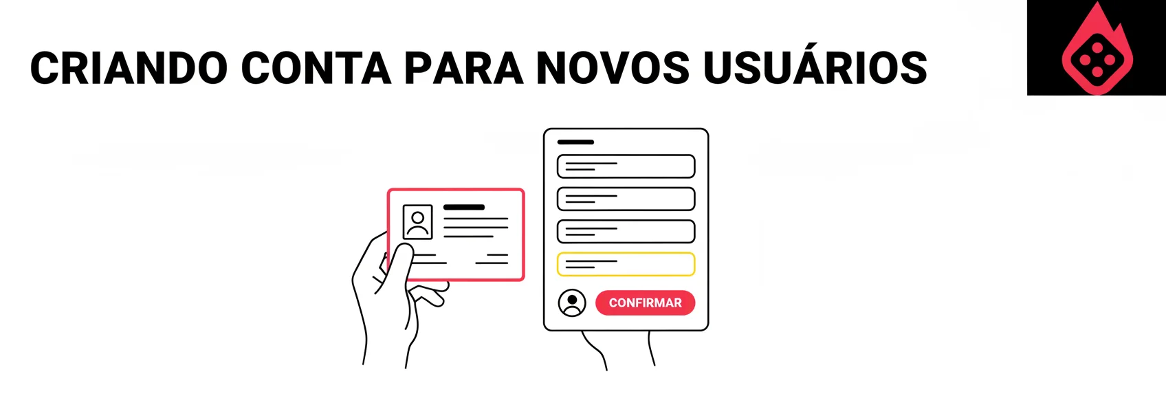 Criando conta para novos usuários