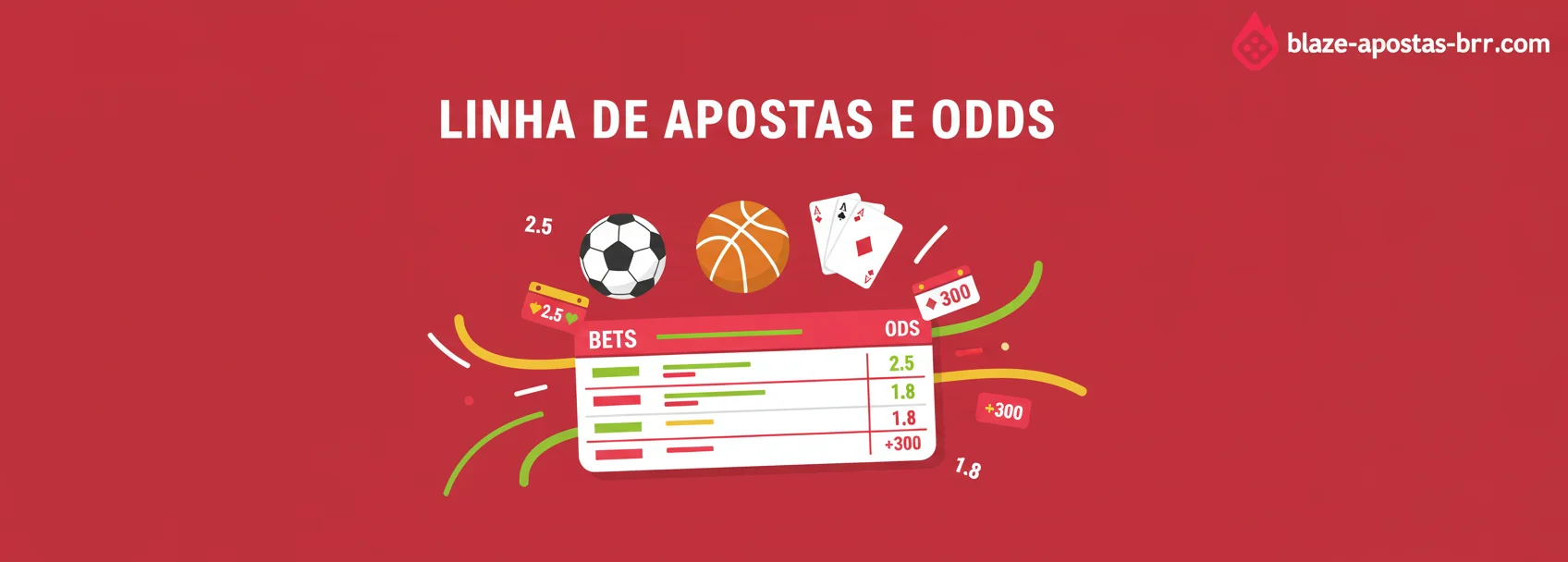 Linha de apostas e odds